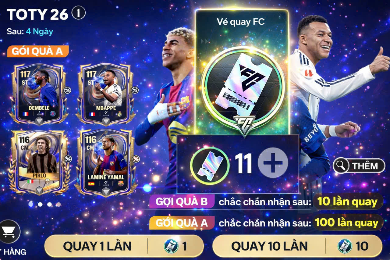 ACC 33K GEM OR 11 VÉ QUAY FC